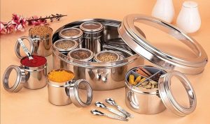 Suraj International Store SS Spice Box