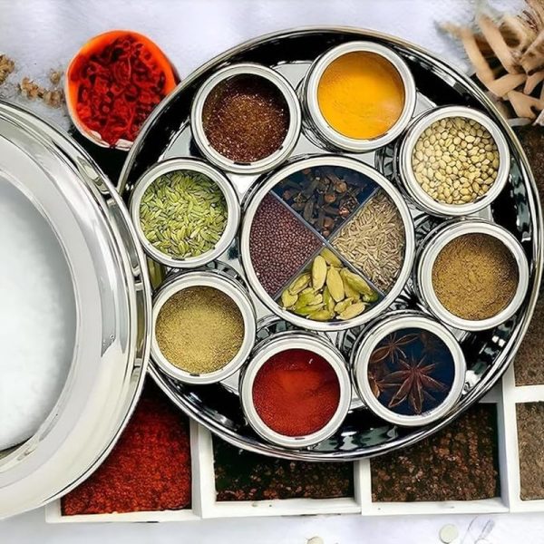 Suraj International Store SS Spice Box