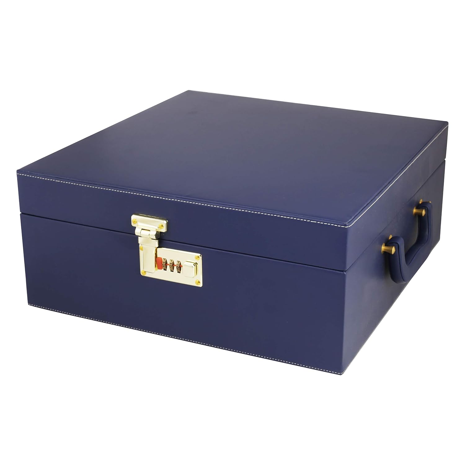 Suraj International Store Blue Leather Briefcase Bar set Suraj International Store Blue Leather Briefcase Bar set