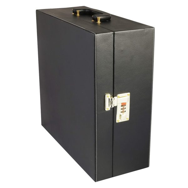 Suraj International Store Black Leather Briefcase Barset