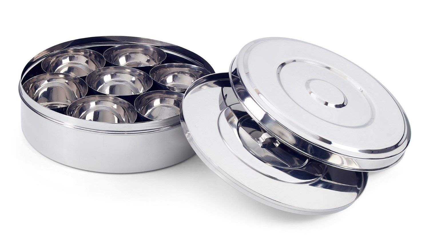 Suraj International Store Double Lid Spice Box