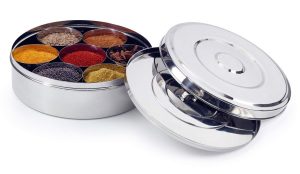 Suraj International Store Double Lid Spice Box