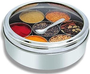Suraj International Store SS See Thru Spice Box
