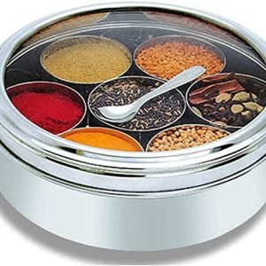 Stainless Steel See Thru Spice Box SIS-SB-02