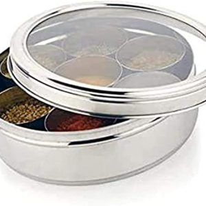 Stainless Steel See Thru Spice Box SIS-SB-02