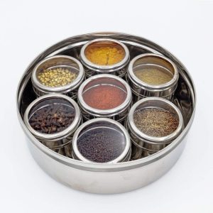 Stainless Steel Whole Shaker With See Through Spice Box