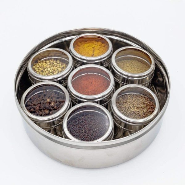 Suraj International Store SS Whole Shaker Spice Box