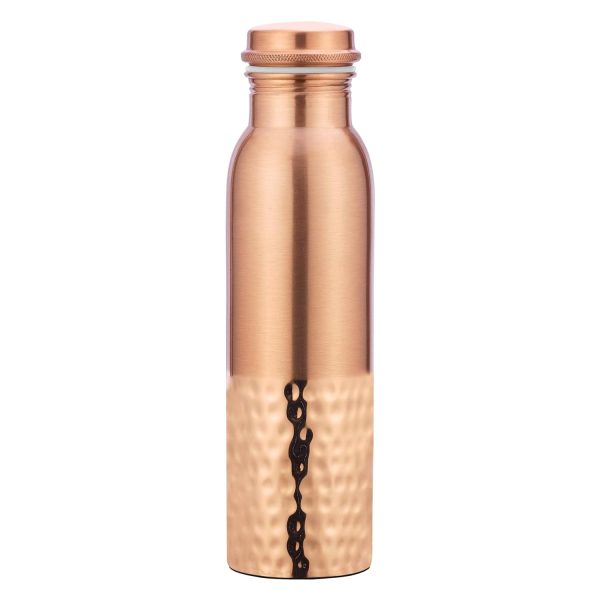 Suraj International Store Pure Copper Half Hammered 1Ltr Bottle