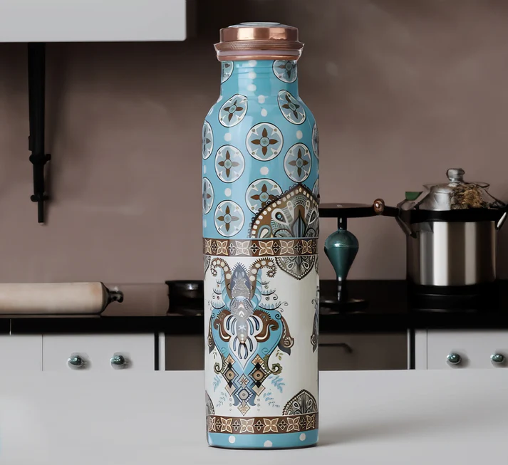 Suraj International Store Enamel Printed Bottle 1 ltr
